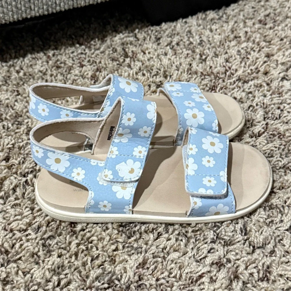 See Kai Run Basics Kids Blue Daisy Water Friendly Sandals 12 SKRN5212U500